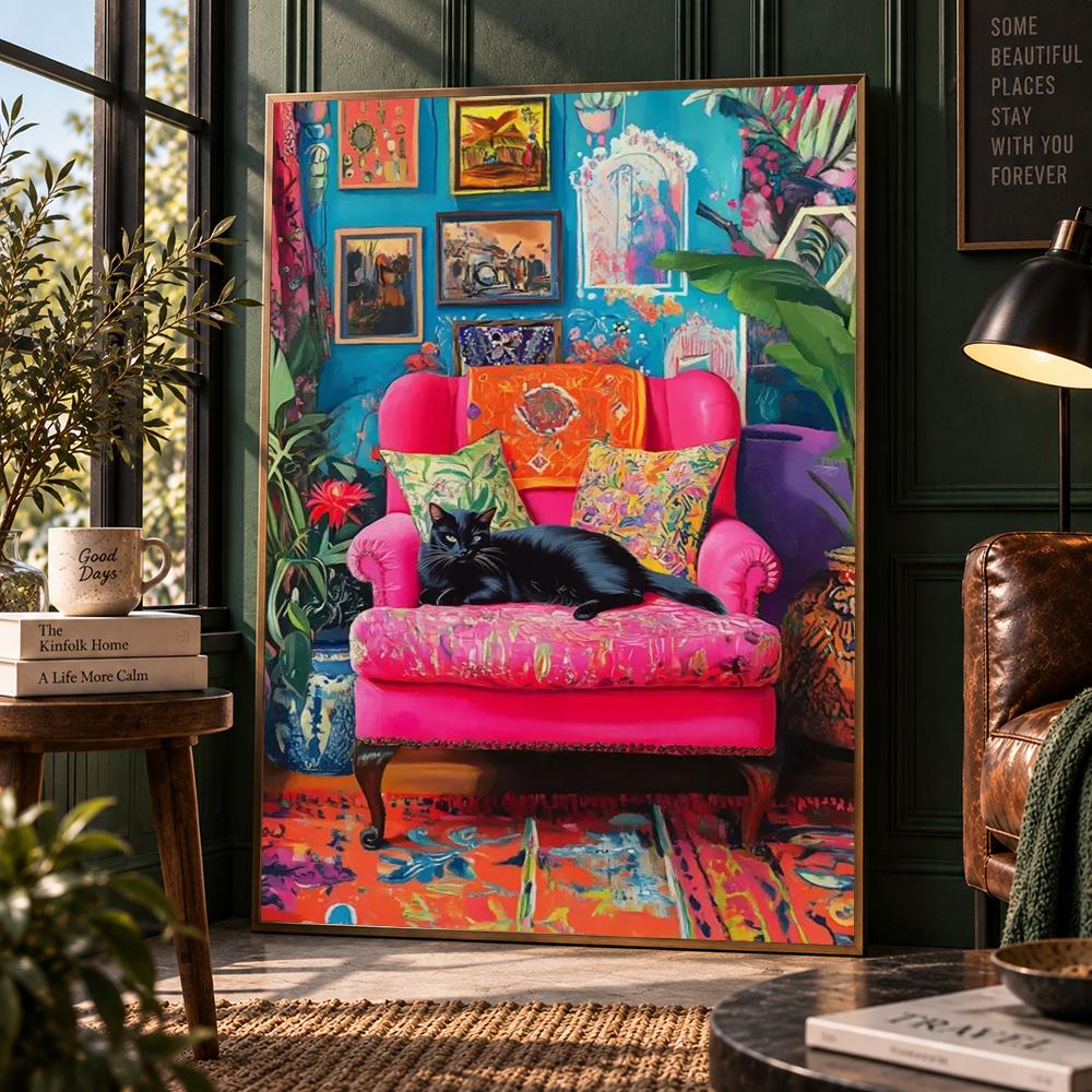 Fiddle Leaf Fig - Affiche Bohème Botanique Feuille de Figue,