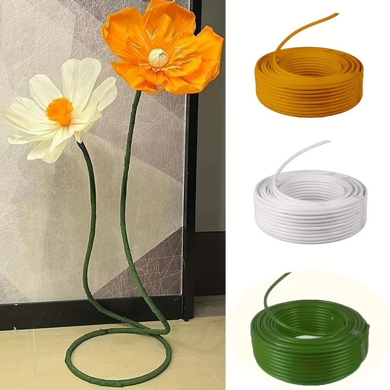 Plant Support Stake - Tube flexible de 5 m, découpable,