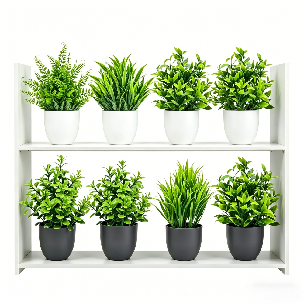 Succulent Set - Lot de 4 mini-plantes artificielles en