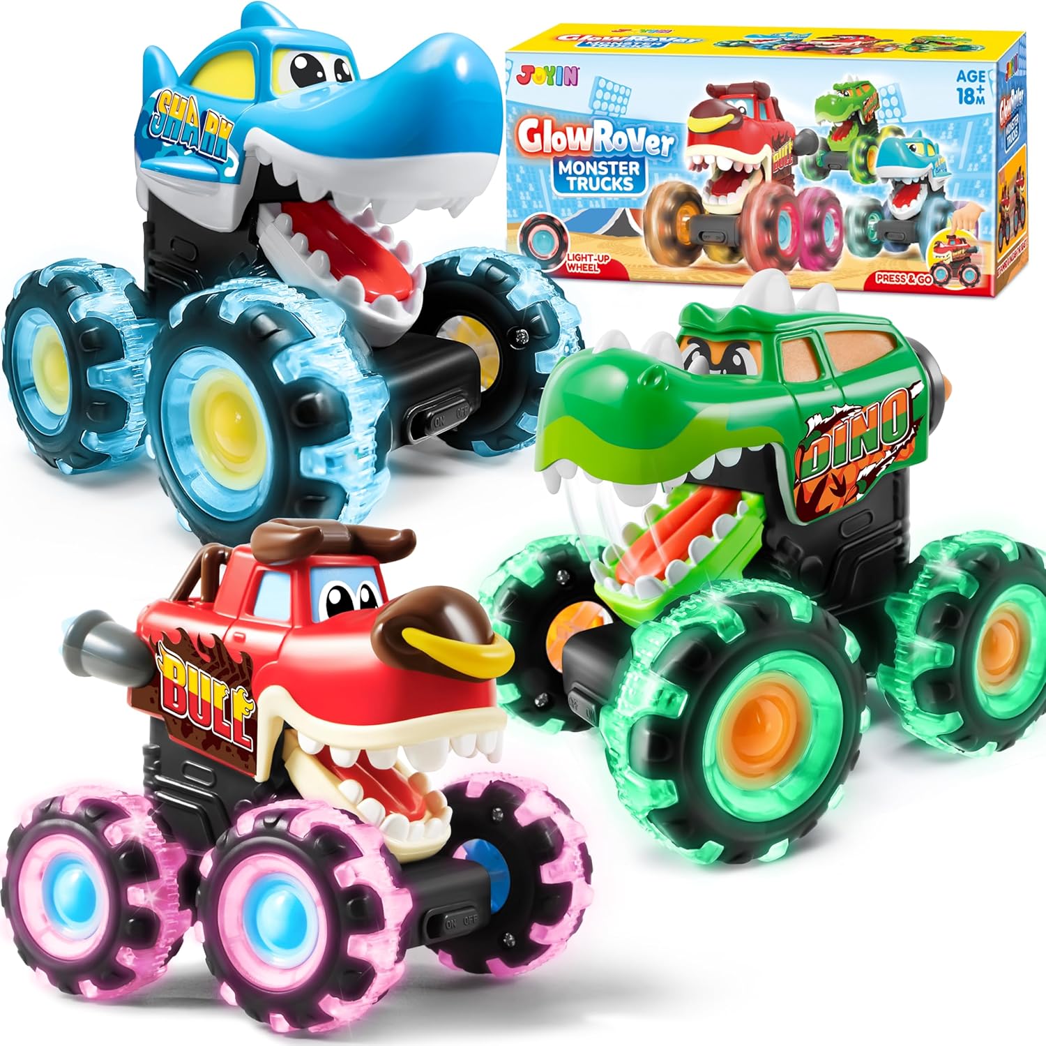 JOYFY Lot de 3 voitures Monste - Monstera avis et prix