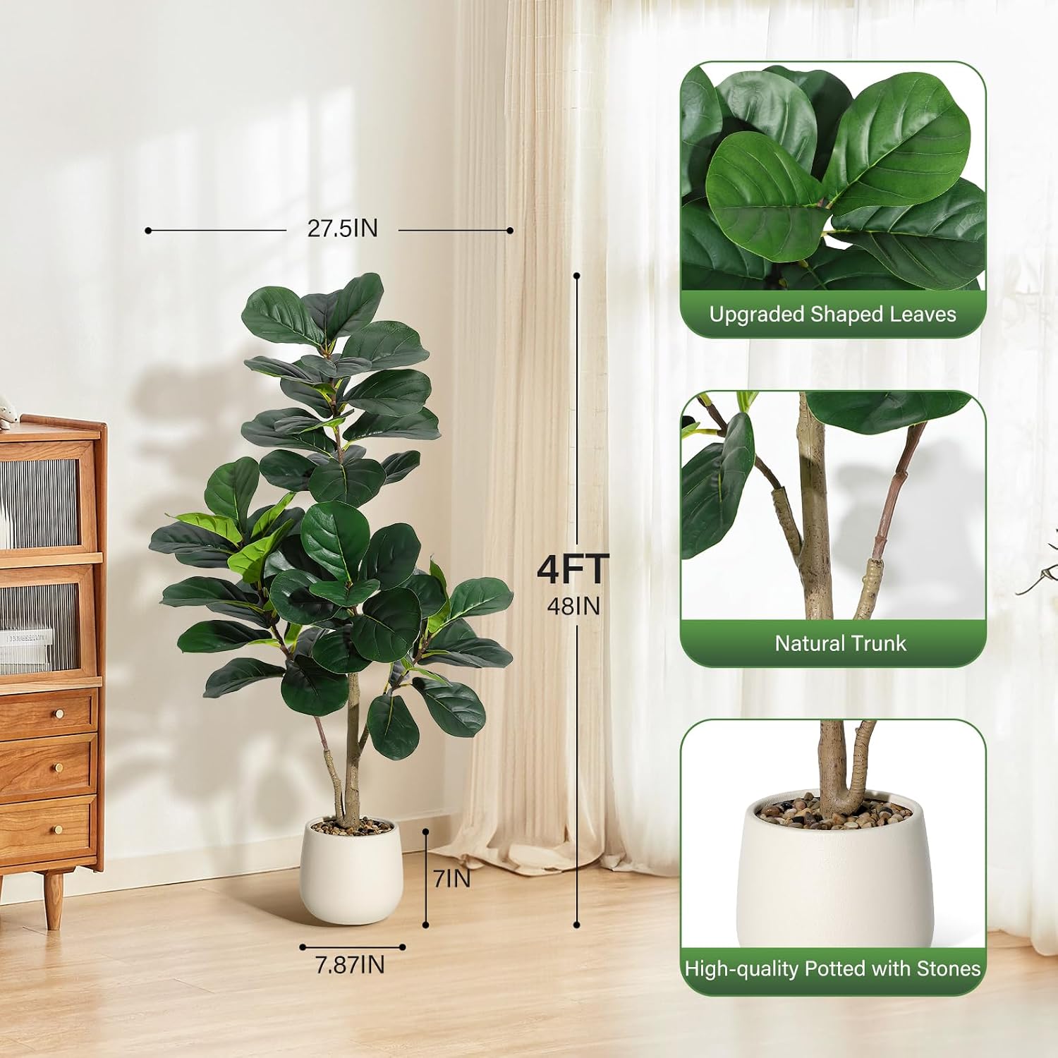 Arbre artificiel de figuier à  - Fiddle Leaf Fig avis et prix